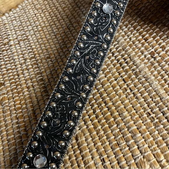 Blazin Roxx Black Jeweled Belt Size Medium - Picture 5 of 13
